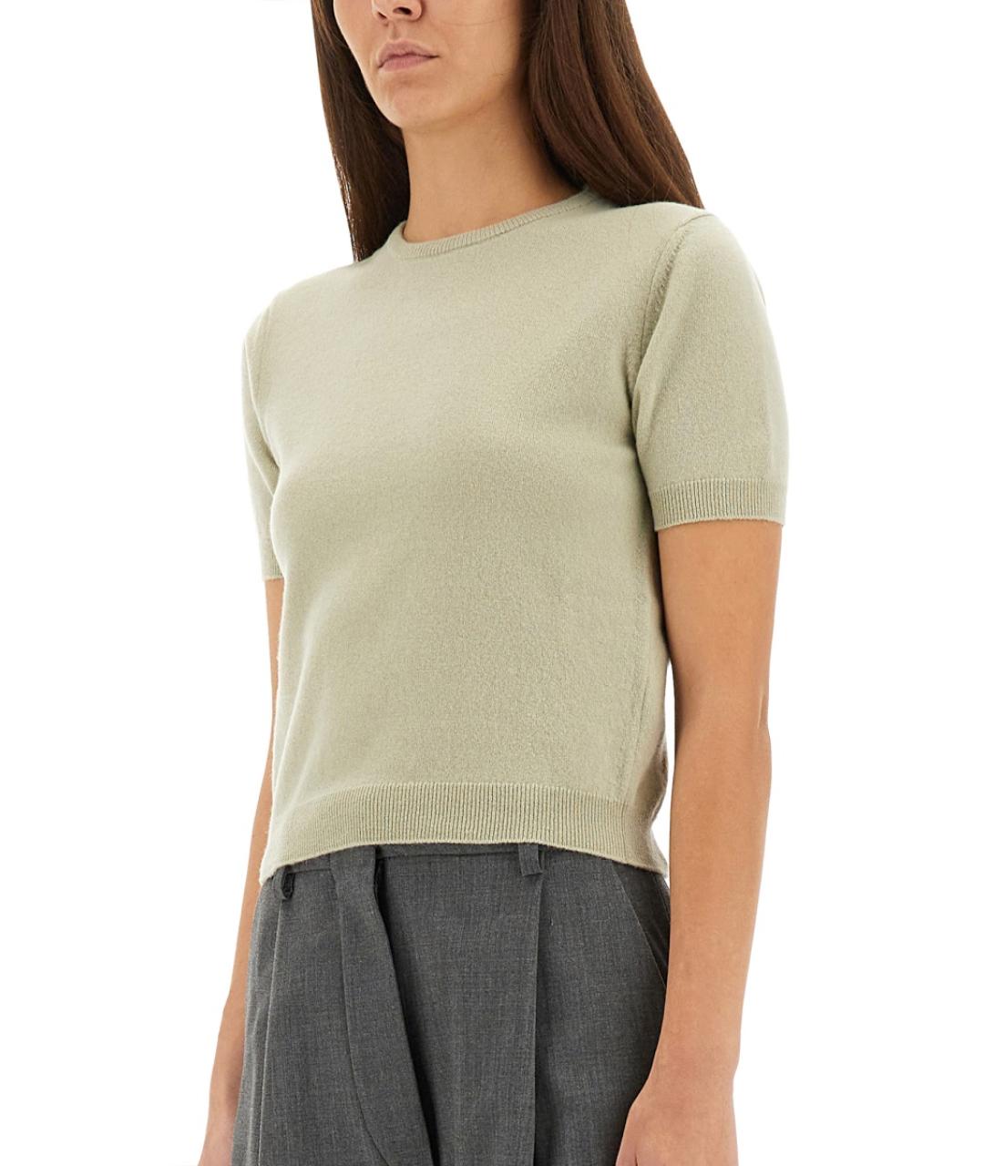 MAISON MARGIELA Зеленый шерстяной джемпер / свитер, фото 5