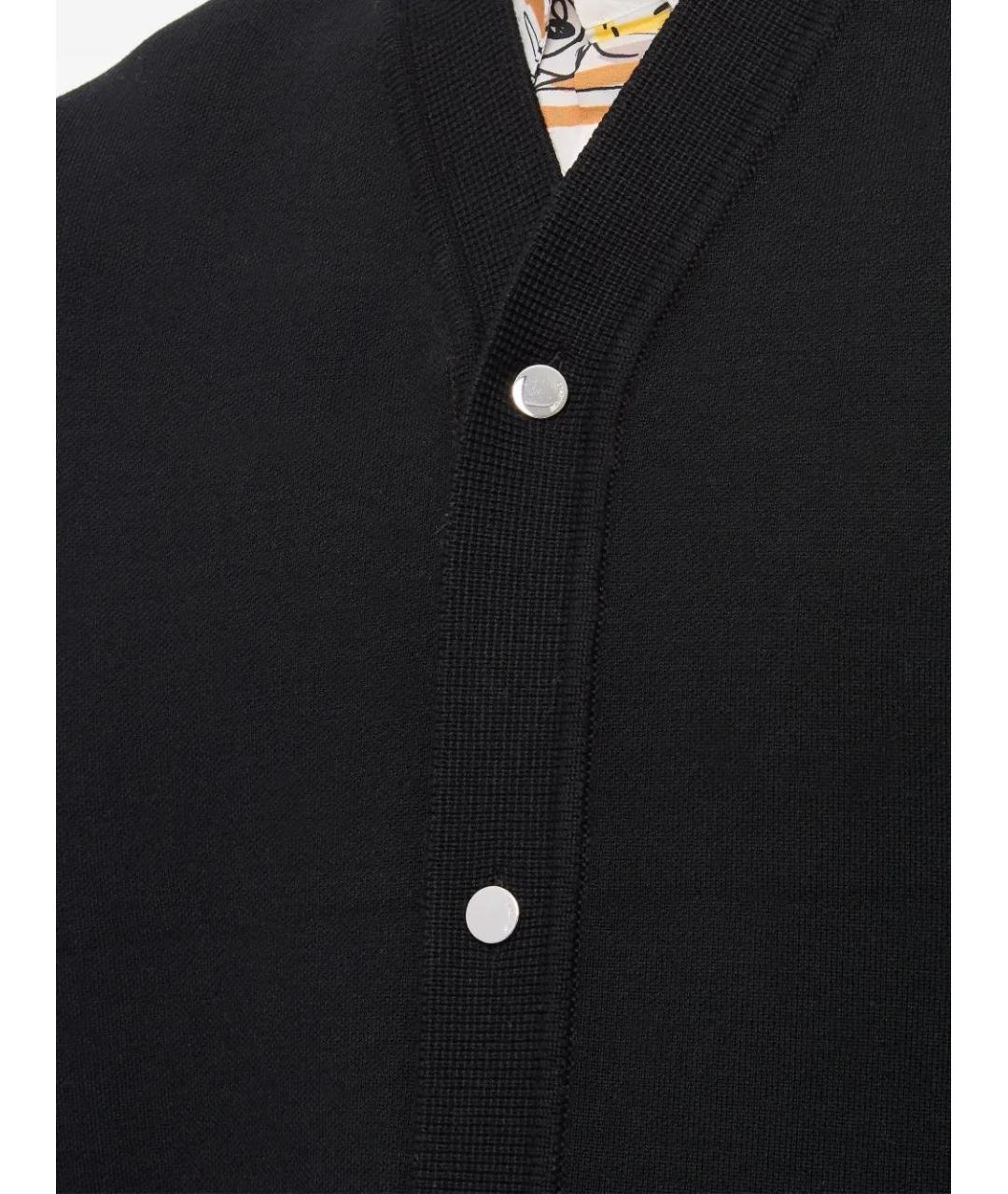 JACQUEMUS Черный шерстяной кардиган, фото 2