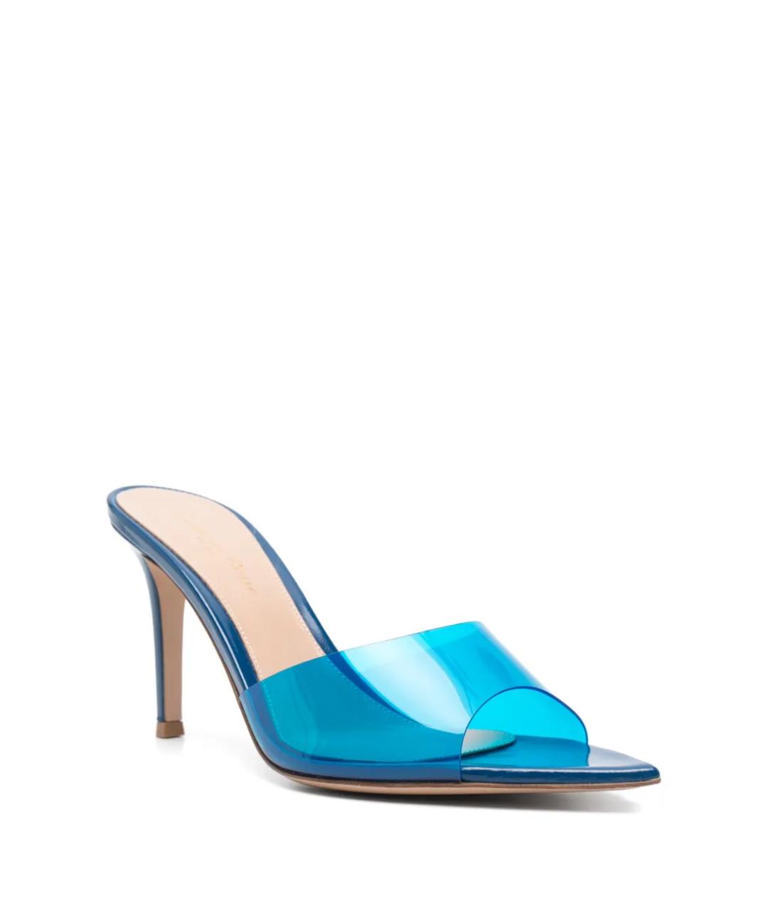 GIANVITO ROSSI Синие сандалии, фото 2