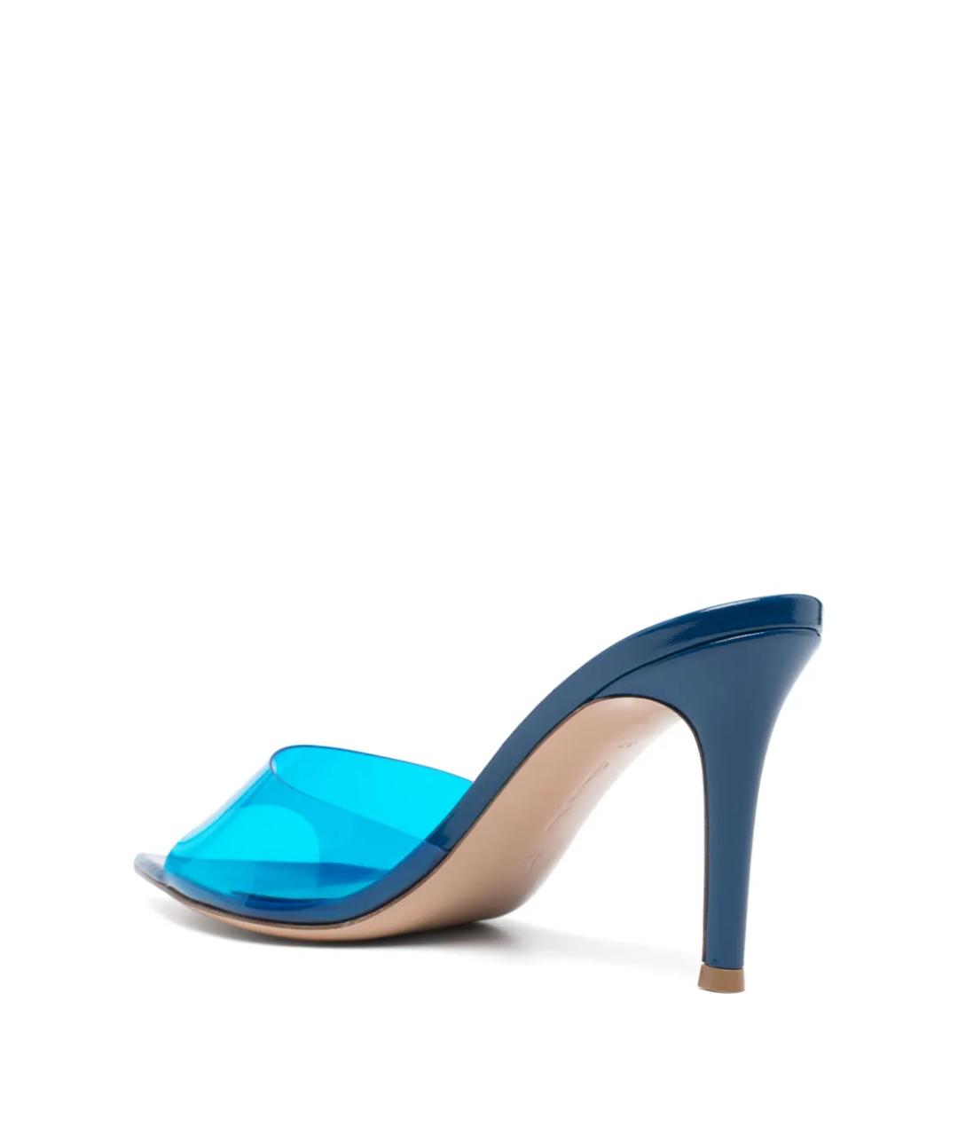 GIANVITO ROSSI Синие сандалии, фото 4