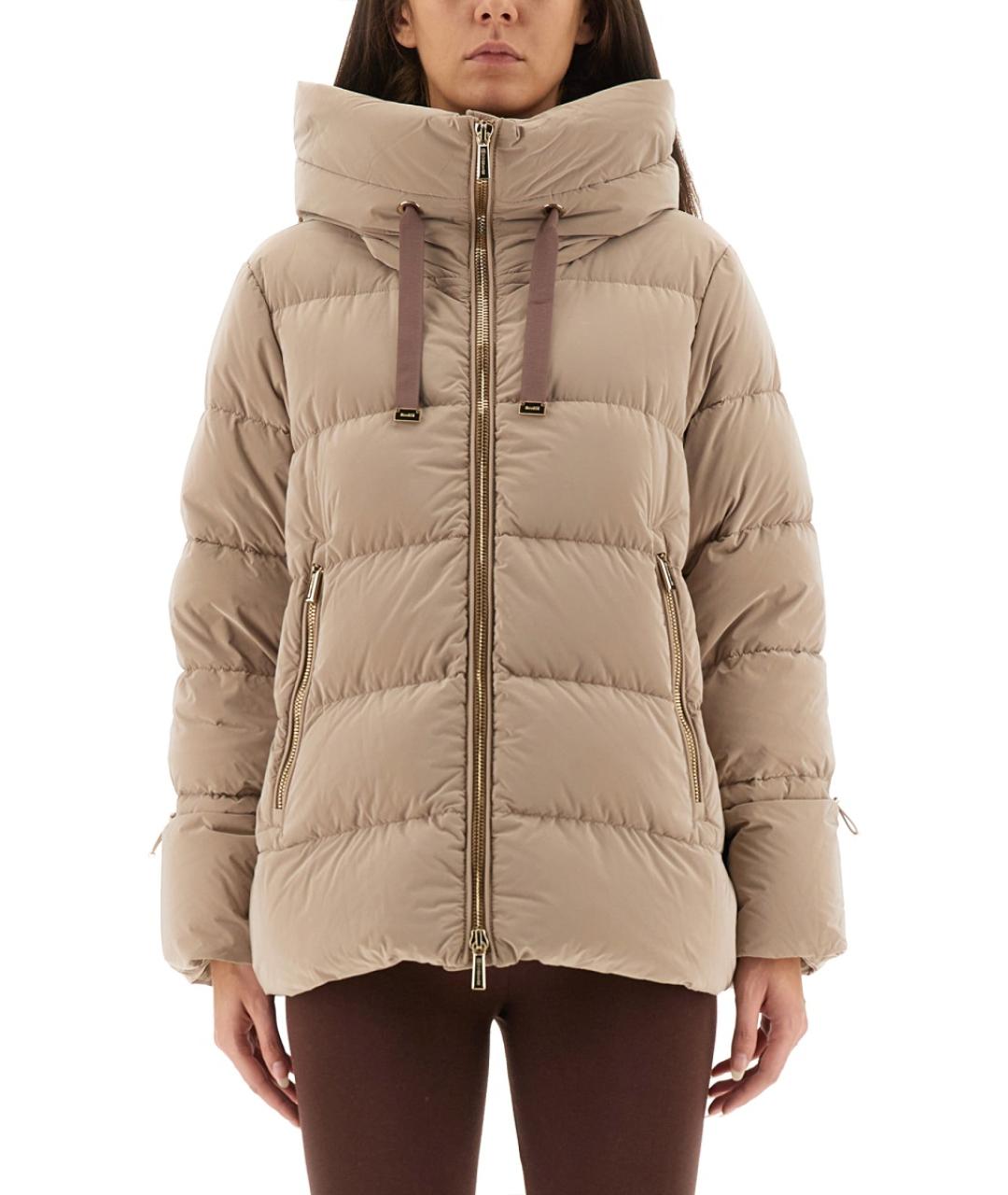 MOORER Бежевая полиамидовая куртка, фото 2