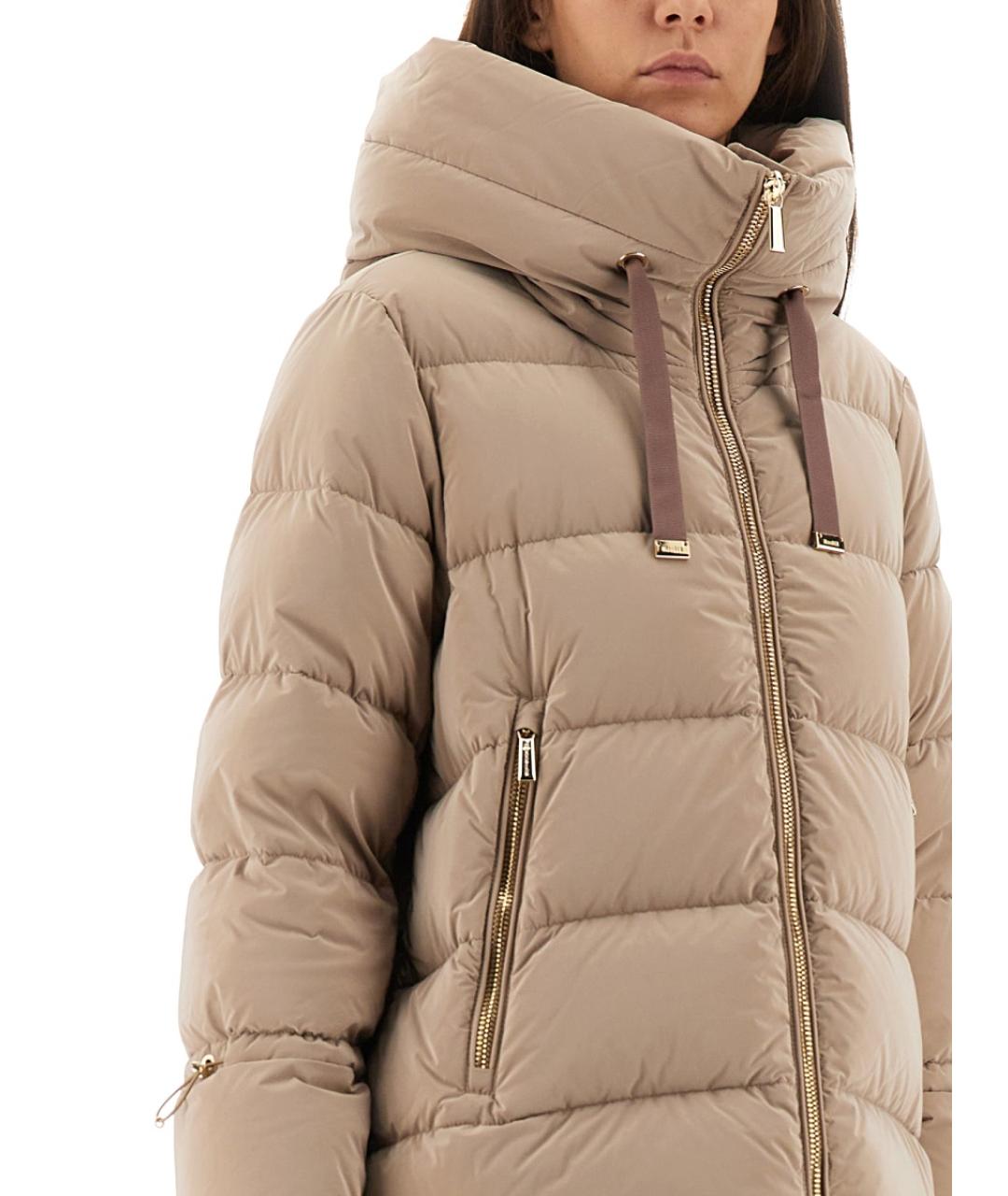 MOORER Бежевая полиамидовая куртка, фото 5