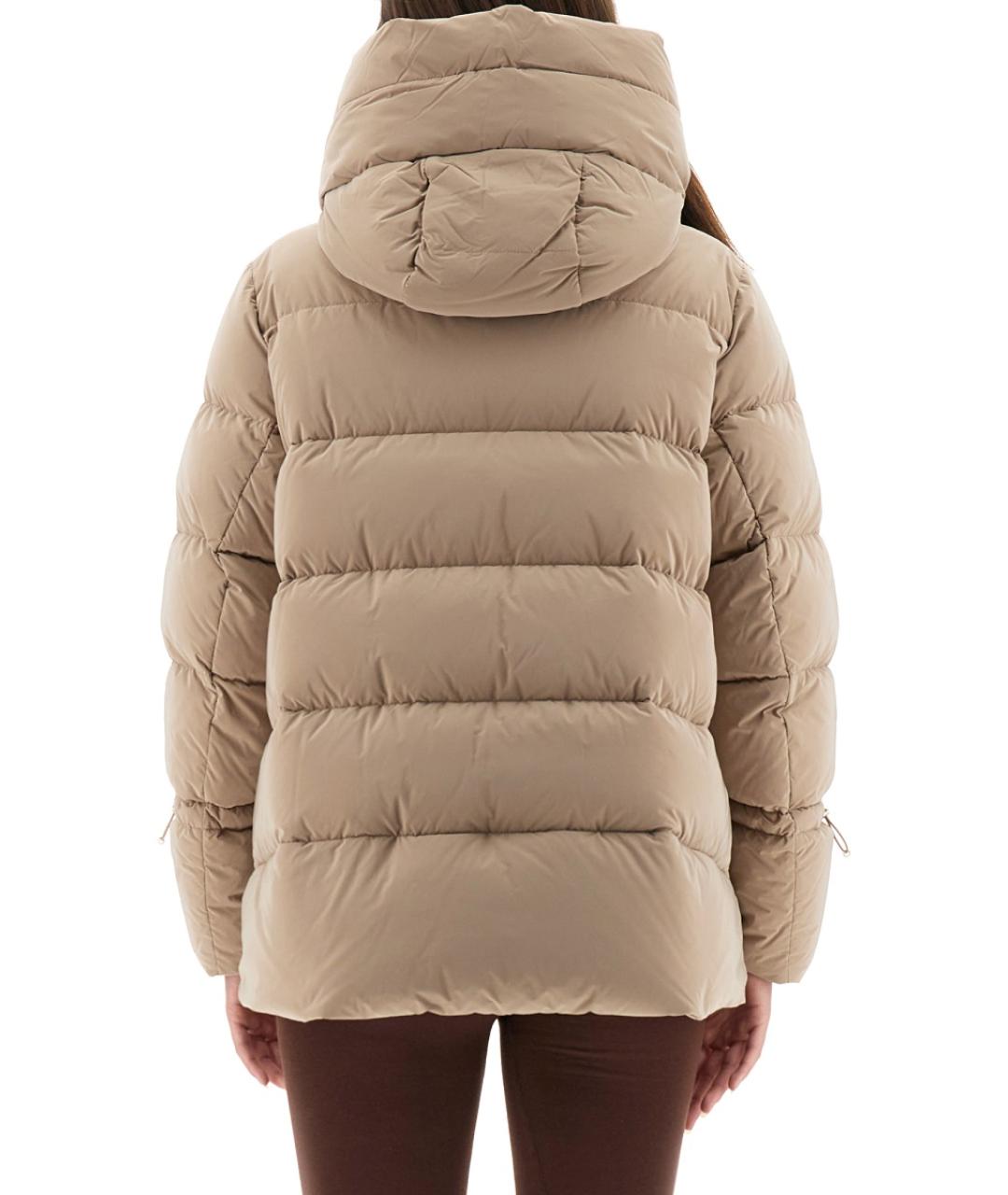 MOORER Бежевая полиамидовая куртка, фото 4