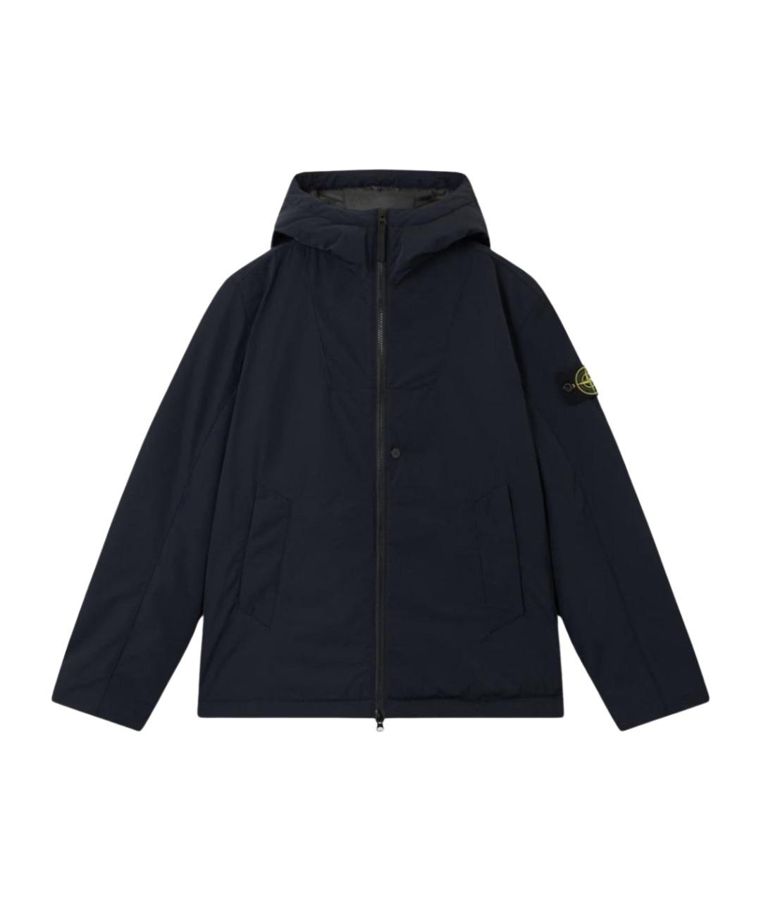 STONE ISLAND Синяя полиэстеровая куртка, фото 1