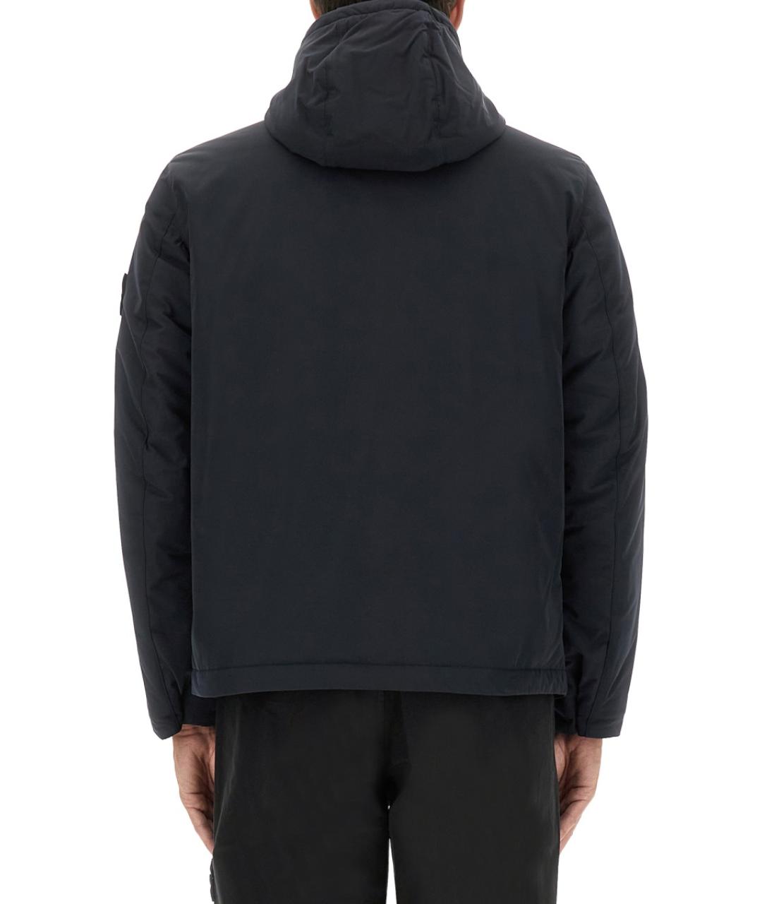 STONE ISLAND Синяя полиэстеровая куртка, фото 4