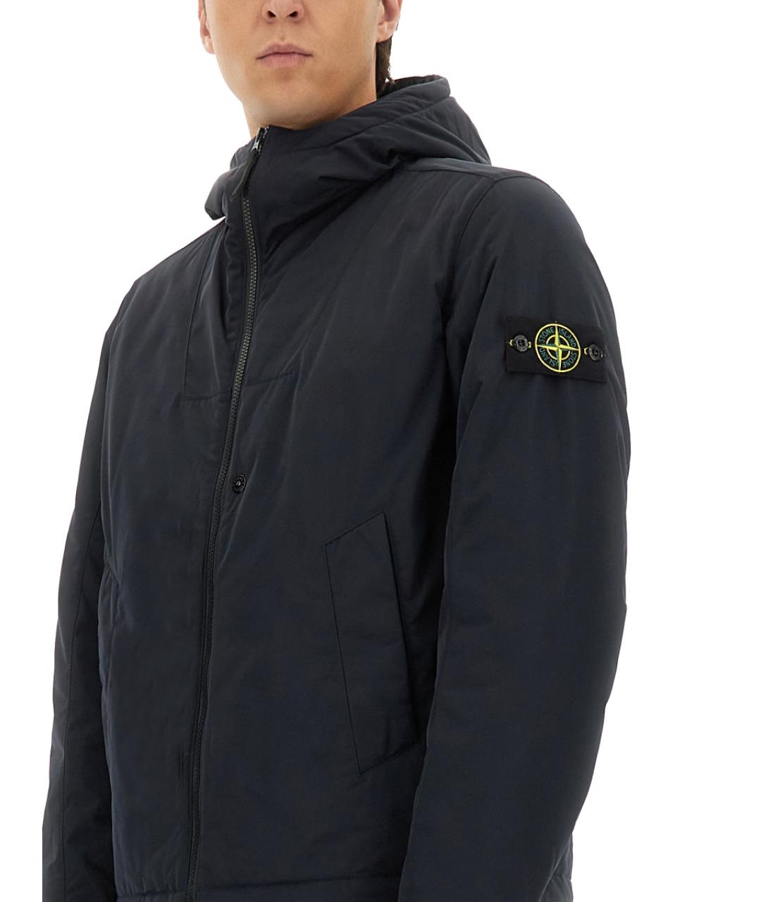 STONE ISLAND Синяя полиэстеровая куртка, фото 5