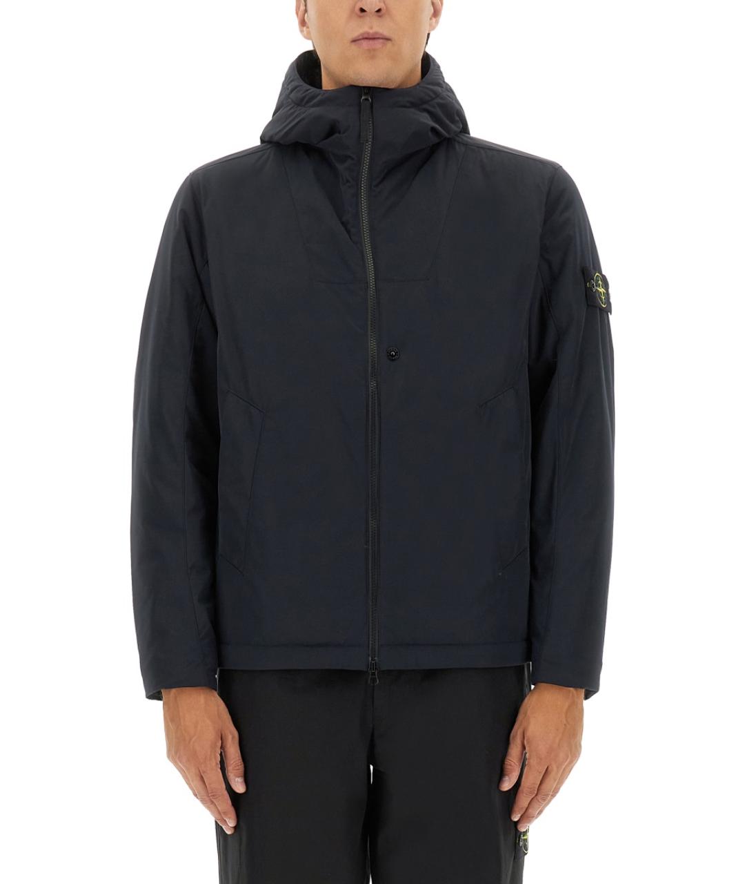 STONE ISLAND Синяя полиэстеровая куртка, фото 2