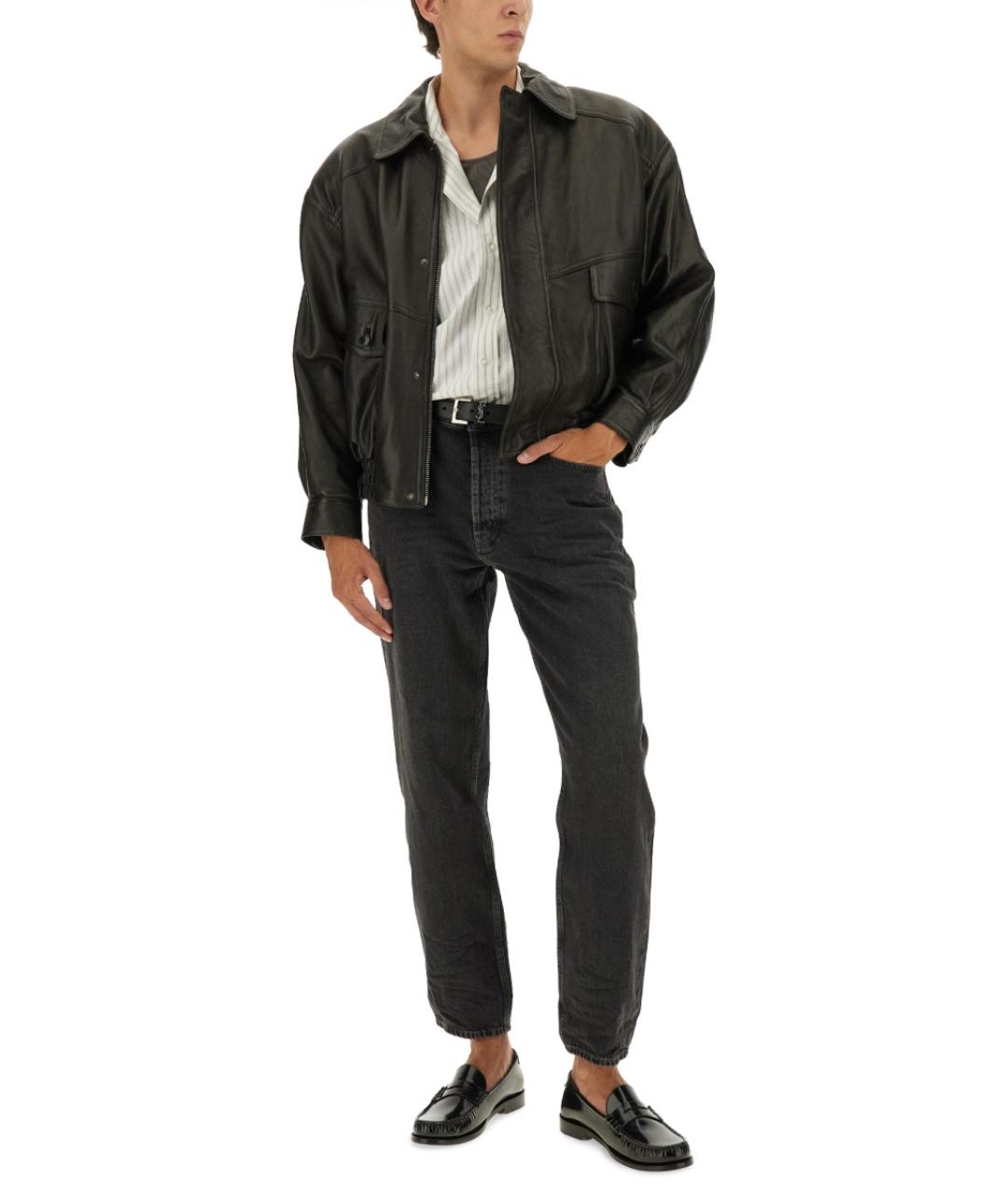 SAINT LAURENT Белая хлопковая кэжуал рубашка, фото 3