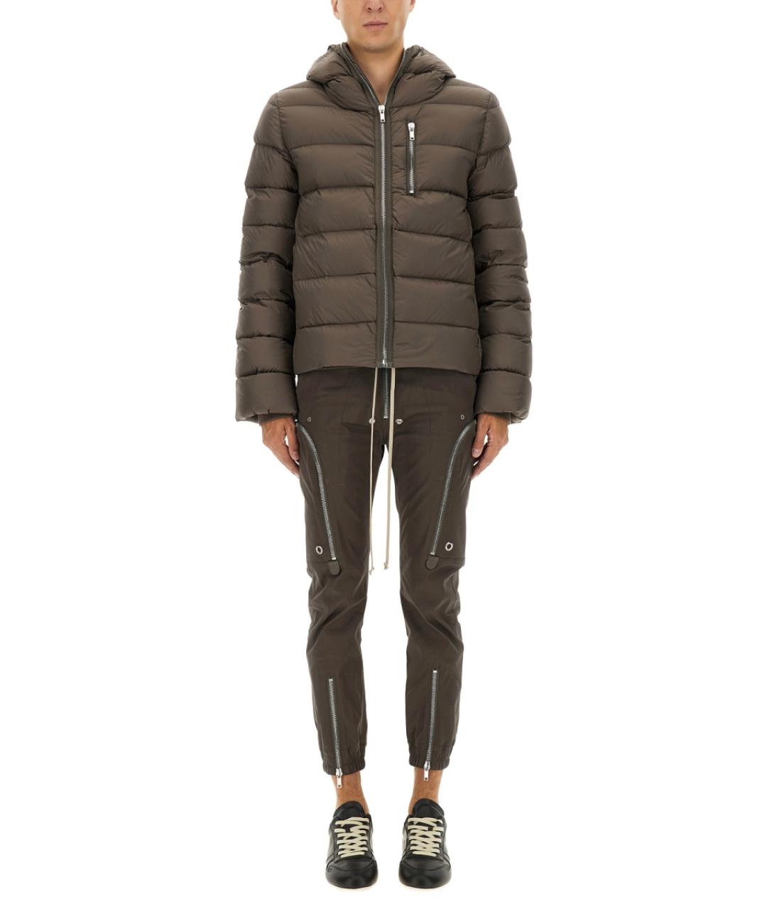 RICK OWENS Серая полиамидовая куртка, фото 2