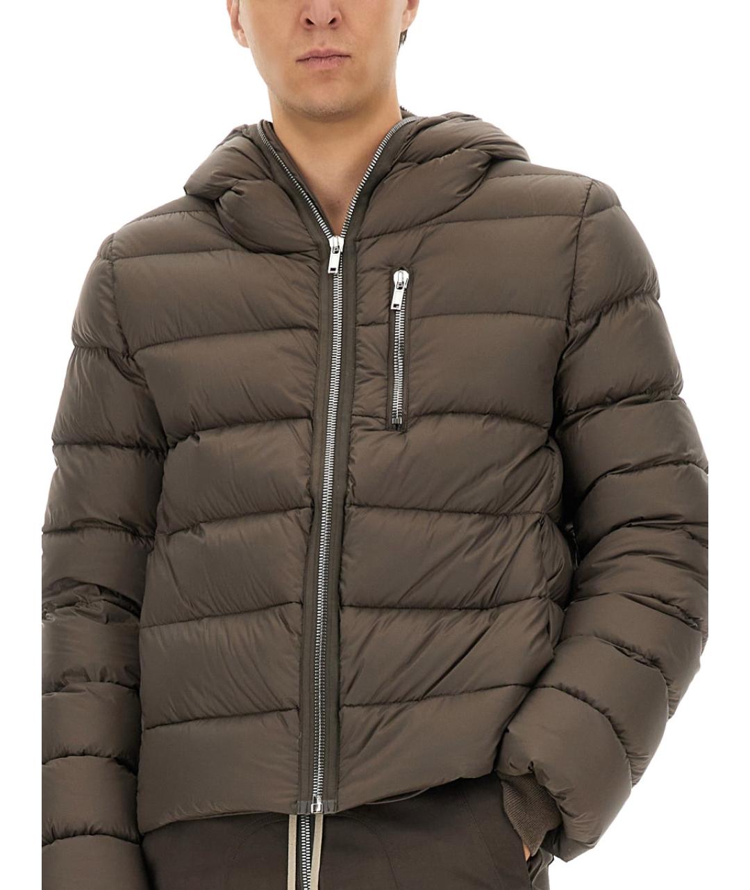 RICK OWENS Серая полиамидовая куртка, фото 5