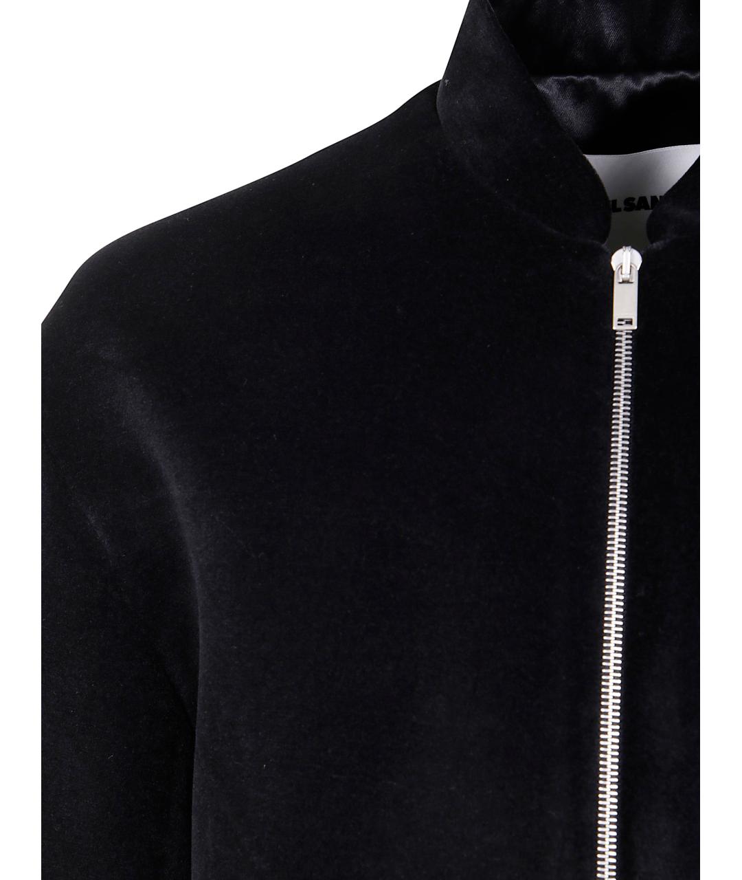 JIL SANDER Черная полиэстеровая куртка, фото 3