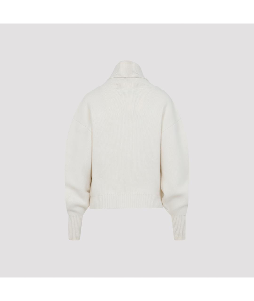 JACQUEMUS Белый шерстяной джемпер / свитер, фото 4