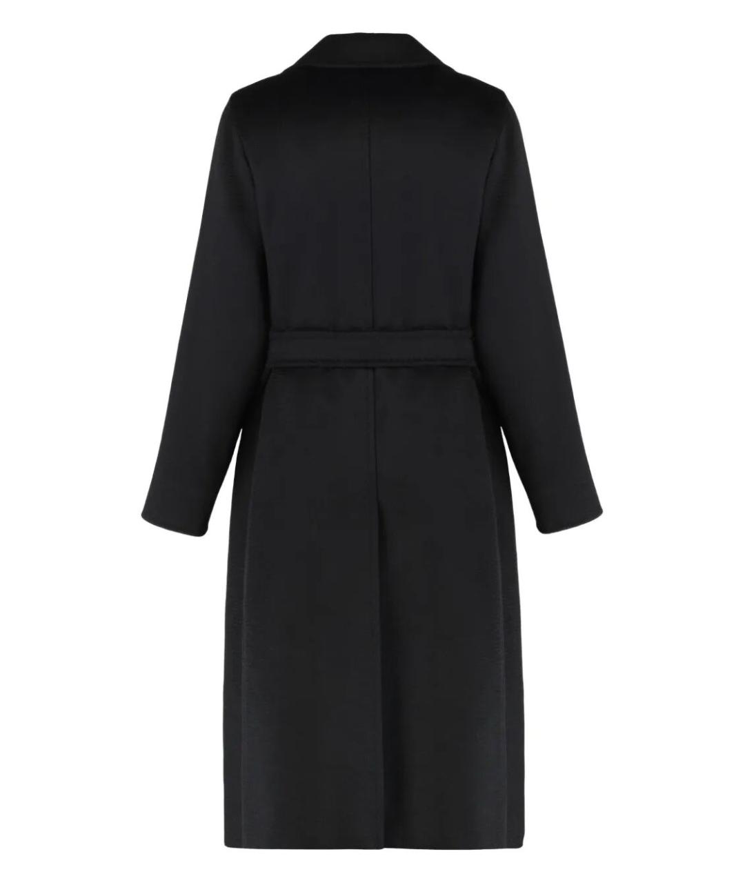 MAX MARA Черное шерстяное пальто, фото 2