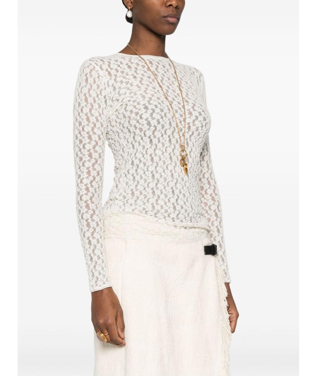 ISABEL MARANT Розовая полиамидовая водолазка, фото 3