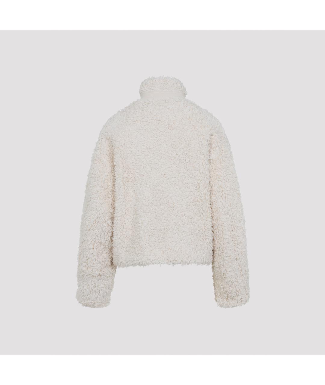 JIL SANDER Белая хлопковая куртка, фото 4
