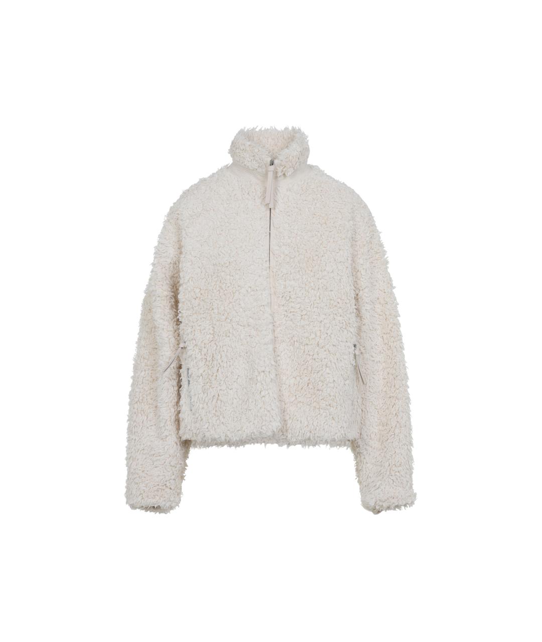 JIL SANDER Белая хлопковая куртка, фото 1