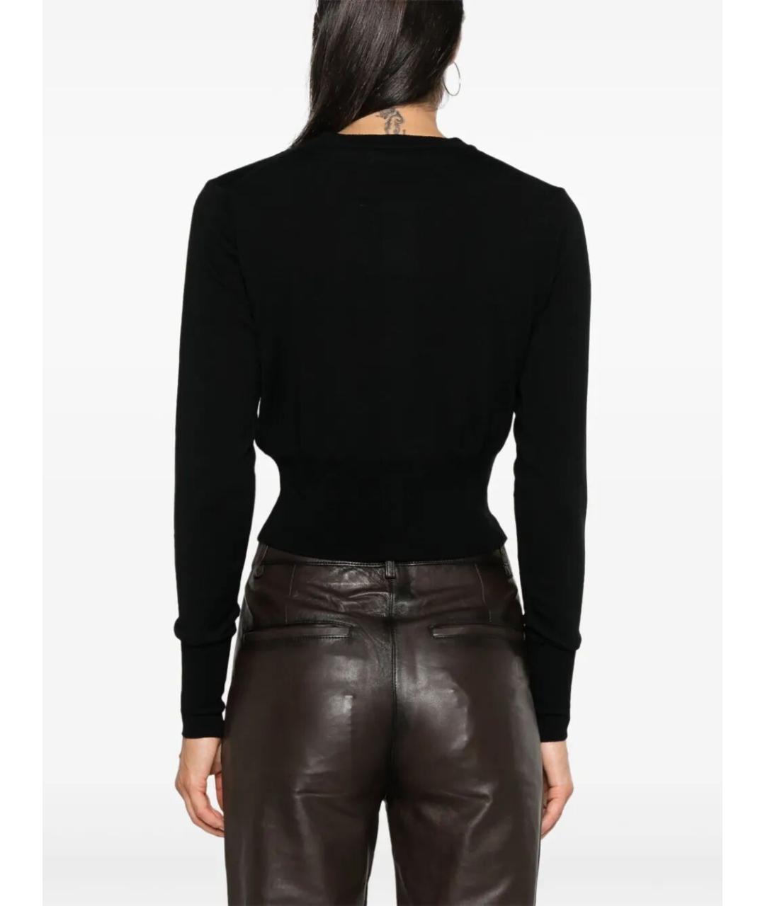 VIVIENNE WESTWOOD Черный шерстяной кардиган, фото 3