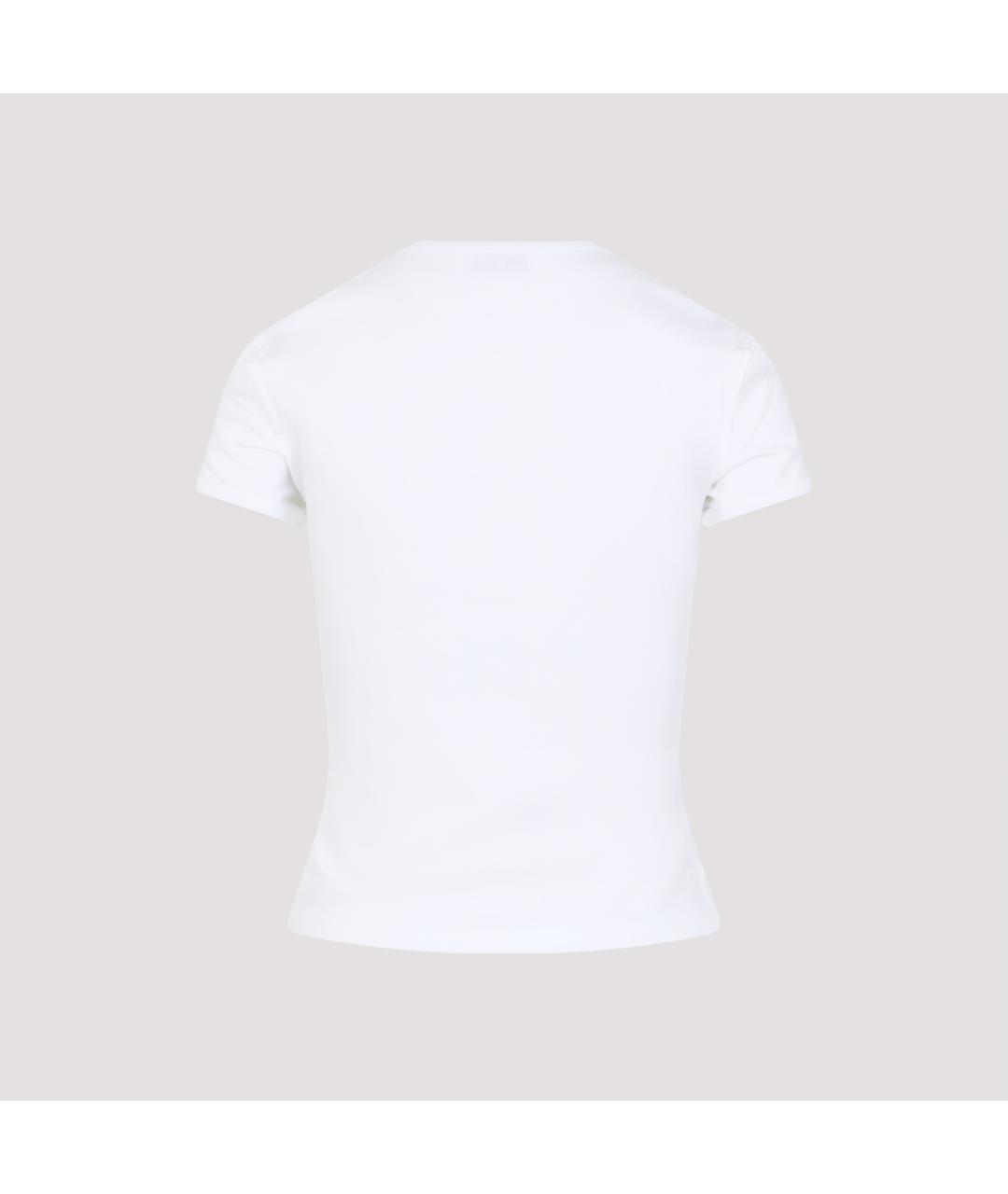 DIESEL Белая хлопковая футболка, фото 2