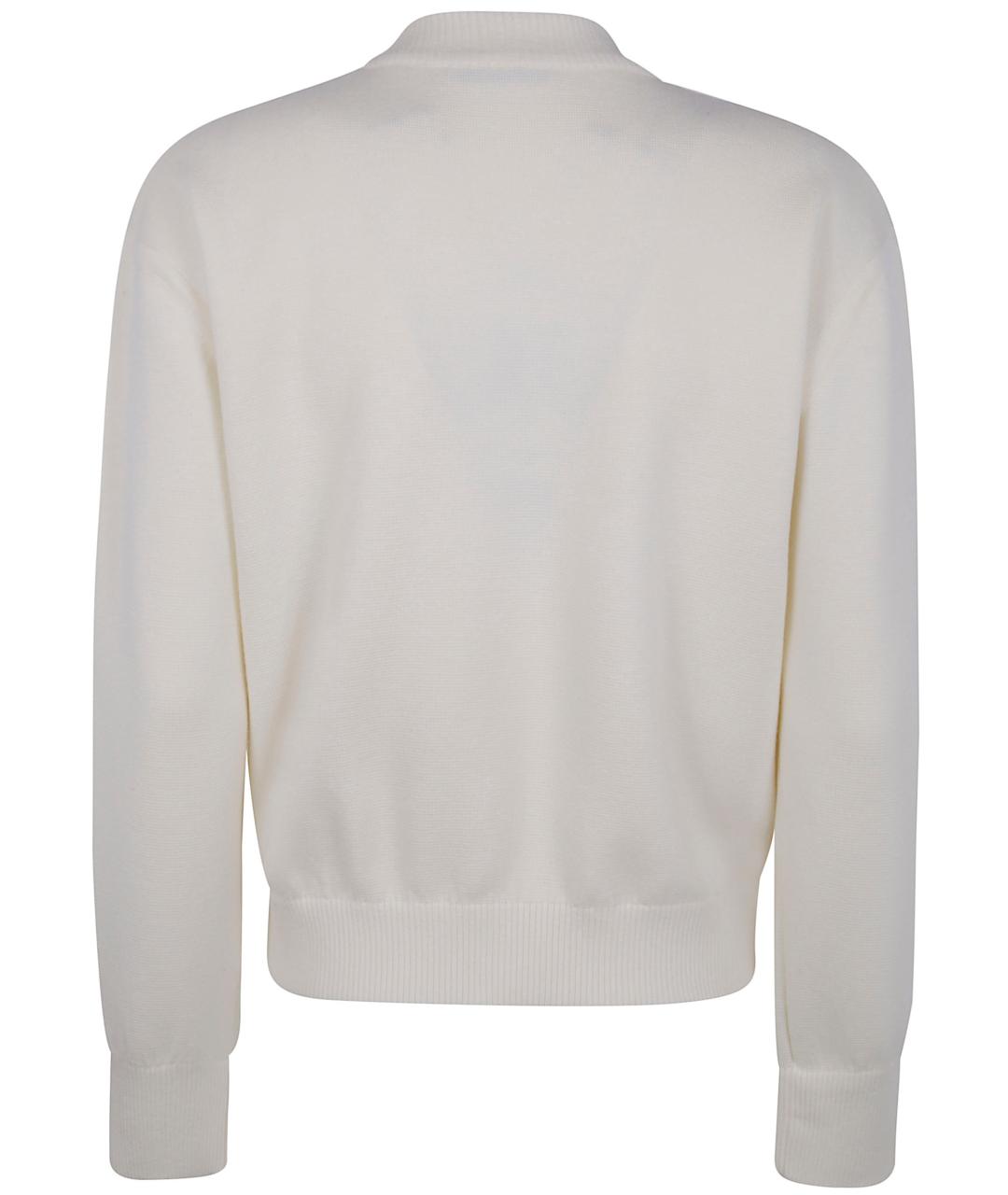 MAX MARA Белый шерстяной джемпер / свитер, фото 2