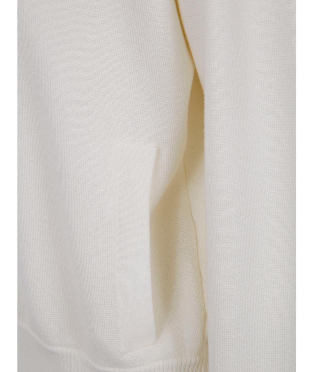 MAX MARA Белый шерстяной джемпер / свитер, фото 3