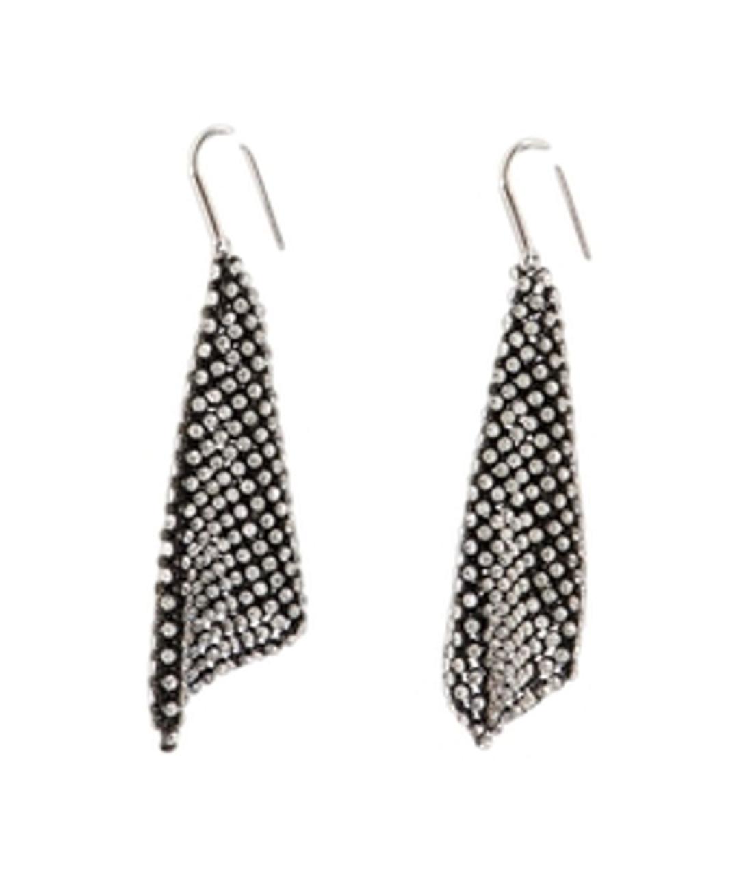 ISABEL MARANT Серебряные металлические серьги, фото 2