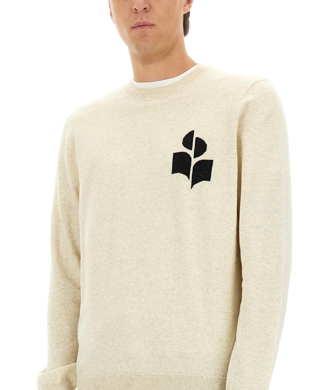 ISABEL MARANT Белый хлопковый джемпер / свитер, фото 5