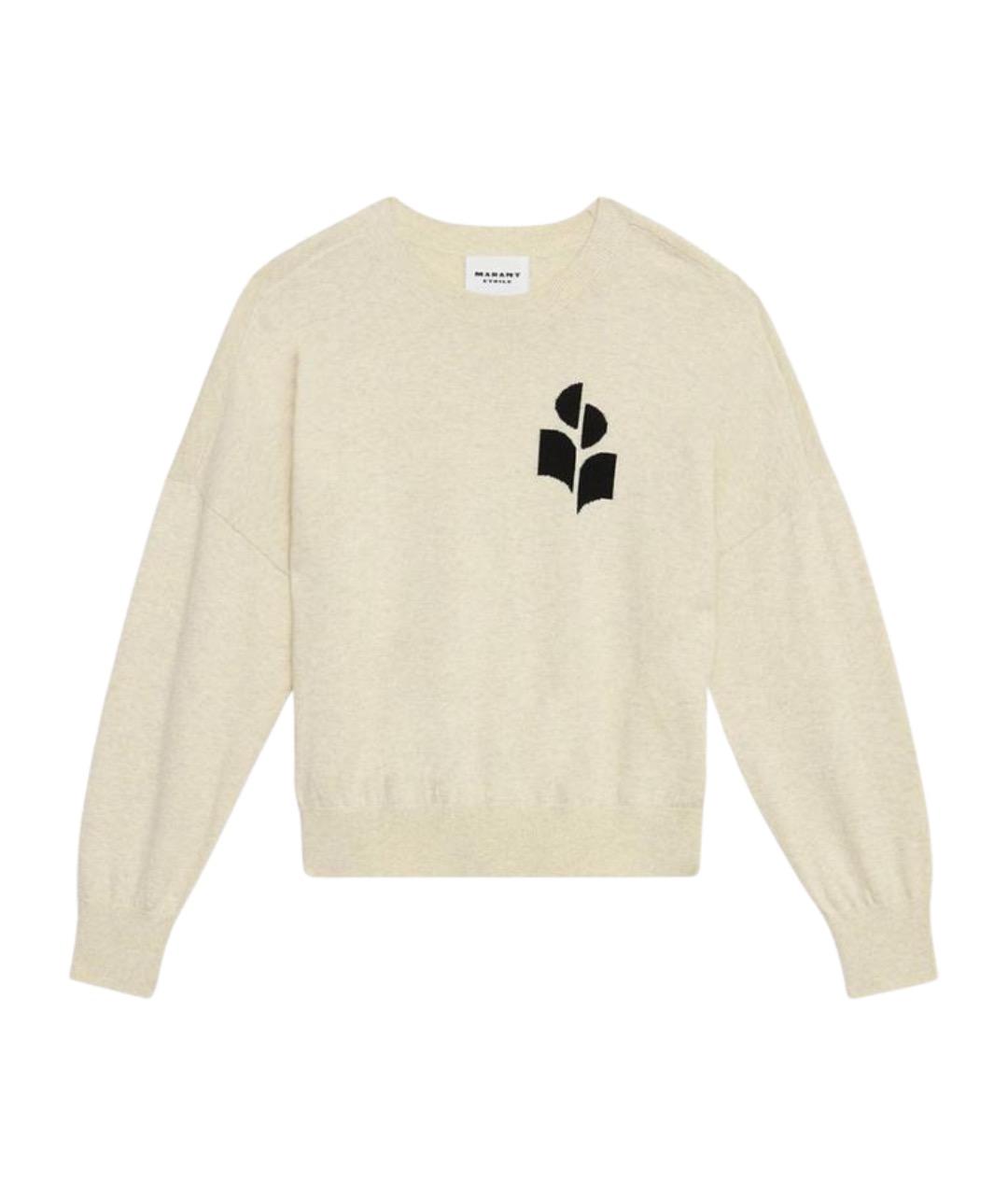 ISABEL MARANT Белый хлопковый джемпер / свитер, фото 1