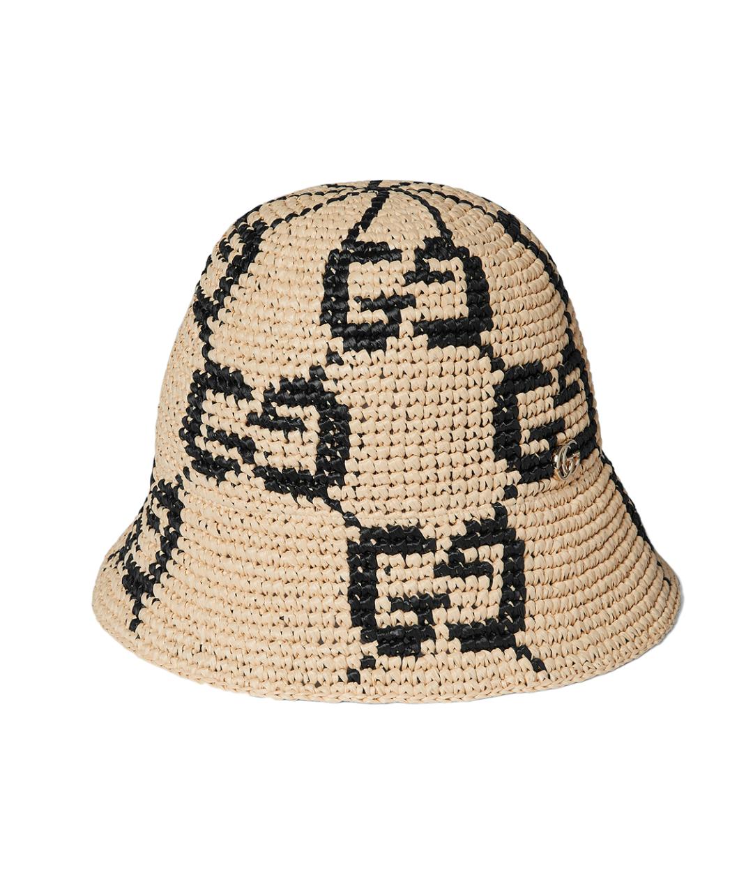 GUCCI Бежевая панама, фото 1