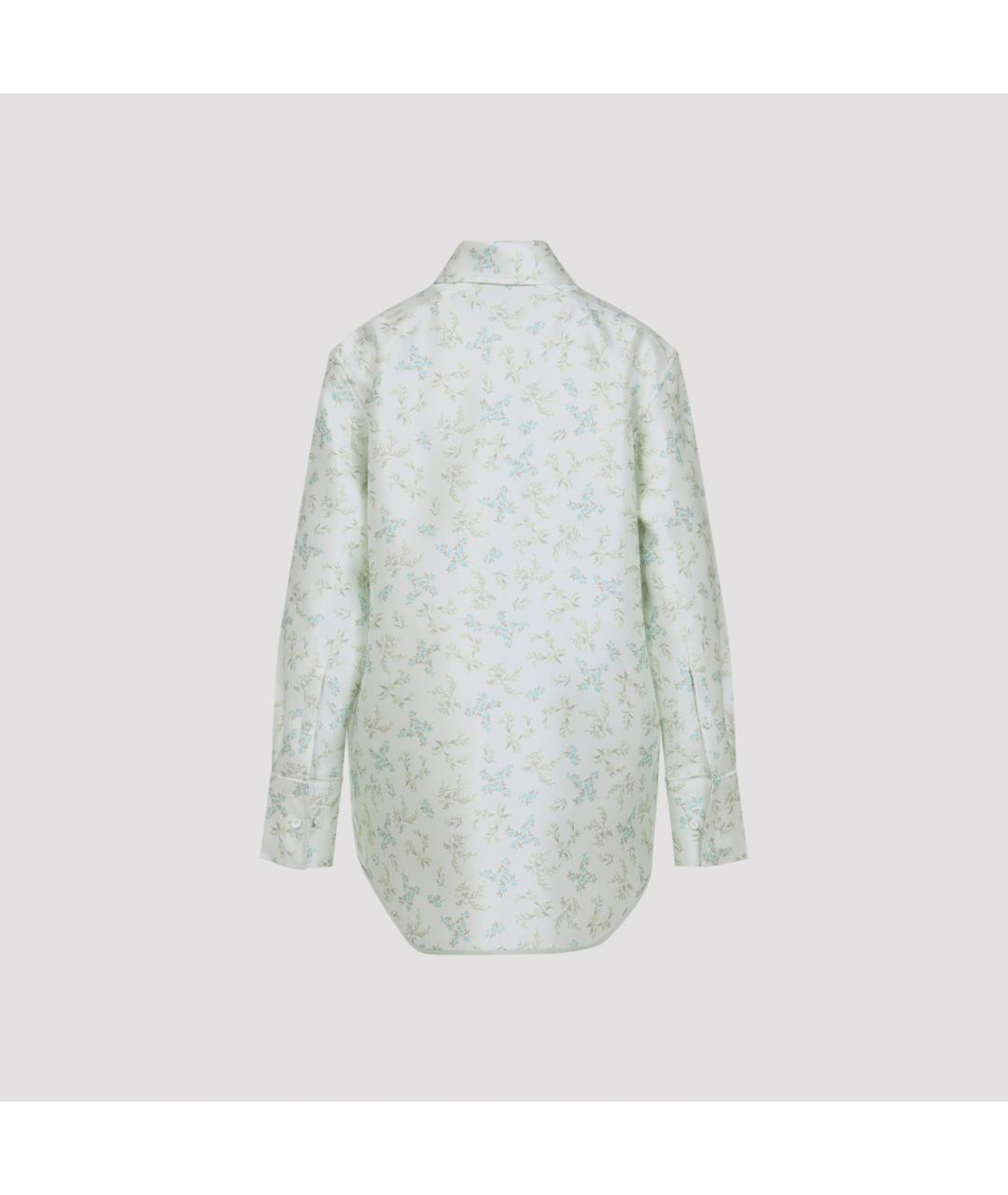 JIL SANDER Мульти полиэстеровая рубашка, фото 3