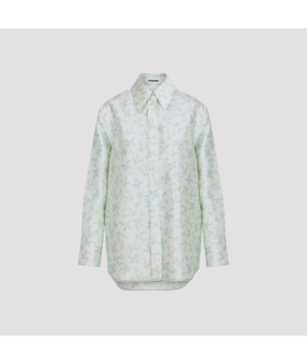 JIL SANDER Мульти полиэстеровая рубашка, фото 2