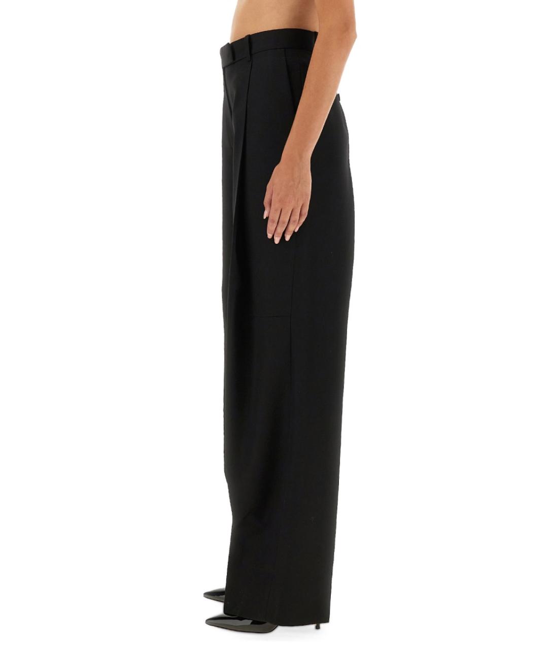 TOM FORD Черные шерстяные прямые брюки, фото 5