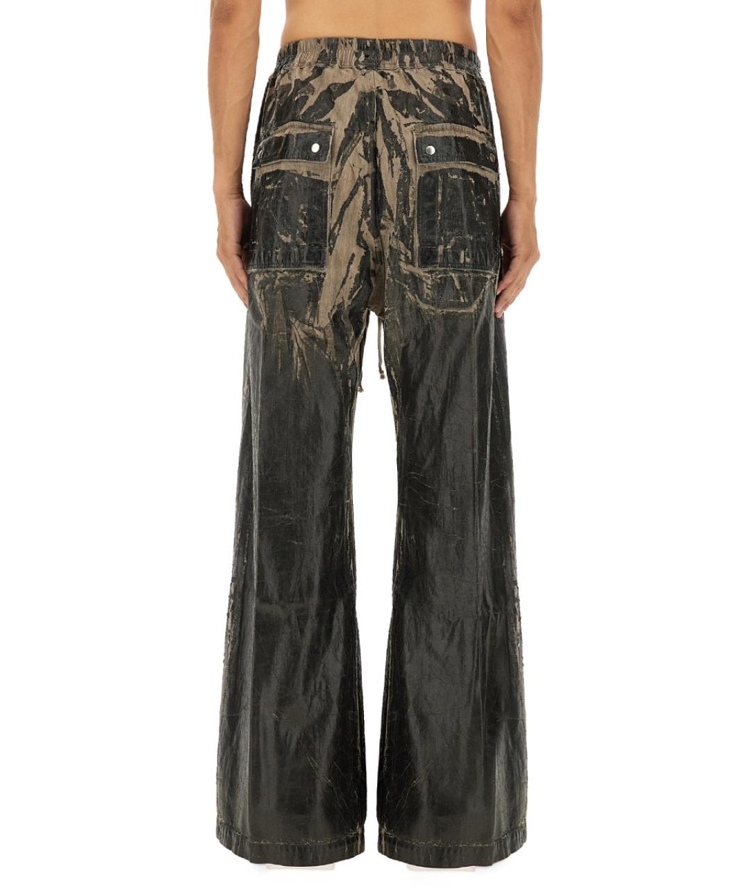 RICK OWENS DRKSHDW Мульти хлопковые повседневные брюки, фото 3