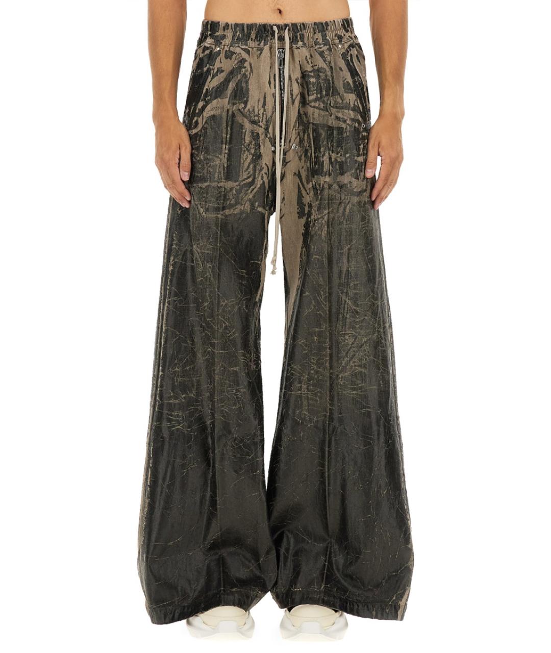 RICK OWENS DRKSHDW Мульти хлопковые повседневные брюки, фото 5