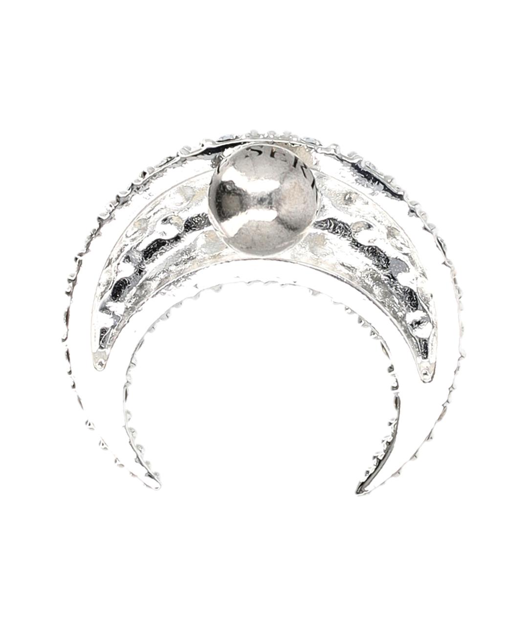 MARINE SERRE Серебряные металлические серьги, фото 2