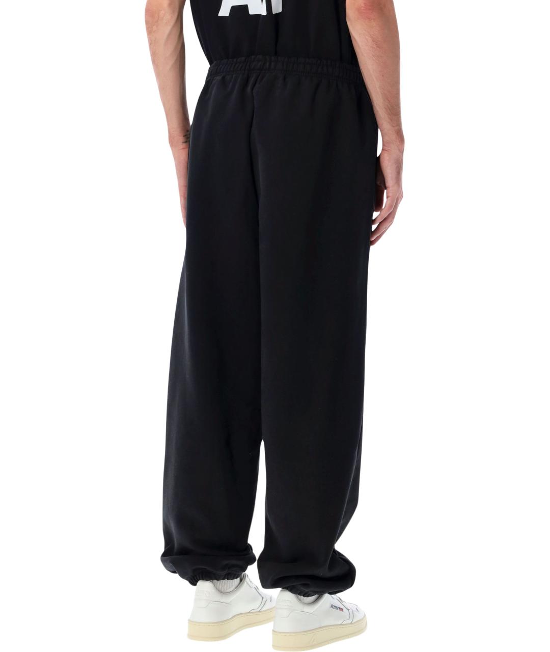 ARTE ANTWERP Черные хлопковые повседневные брюки, фото 2