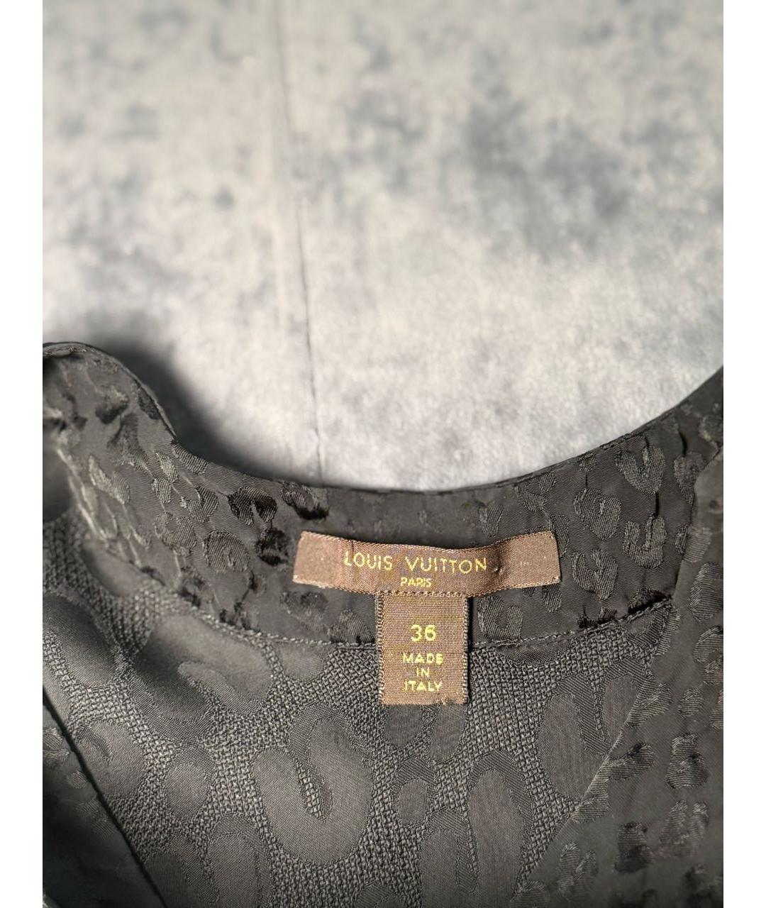 LOUIS VUITTON Черное повседневное платье, фото 5