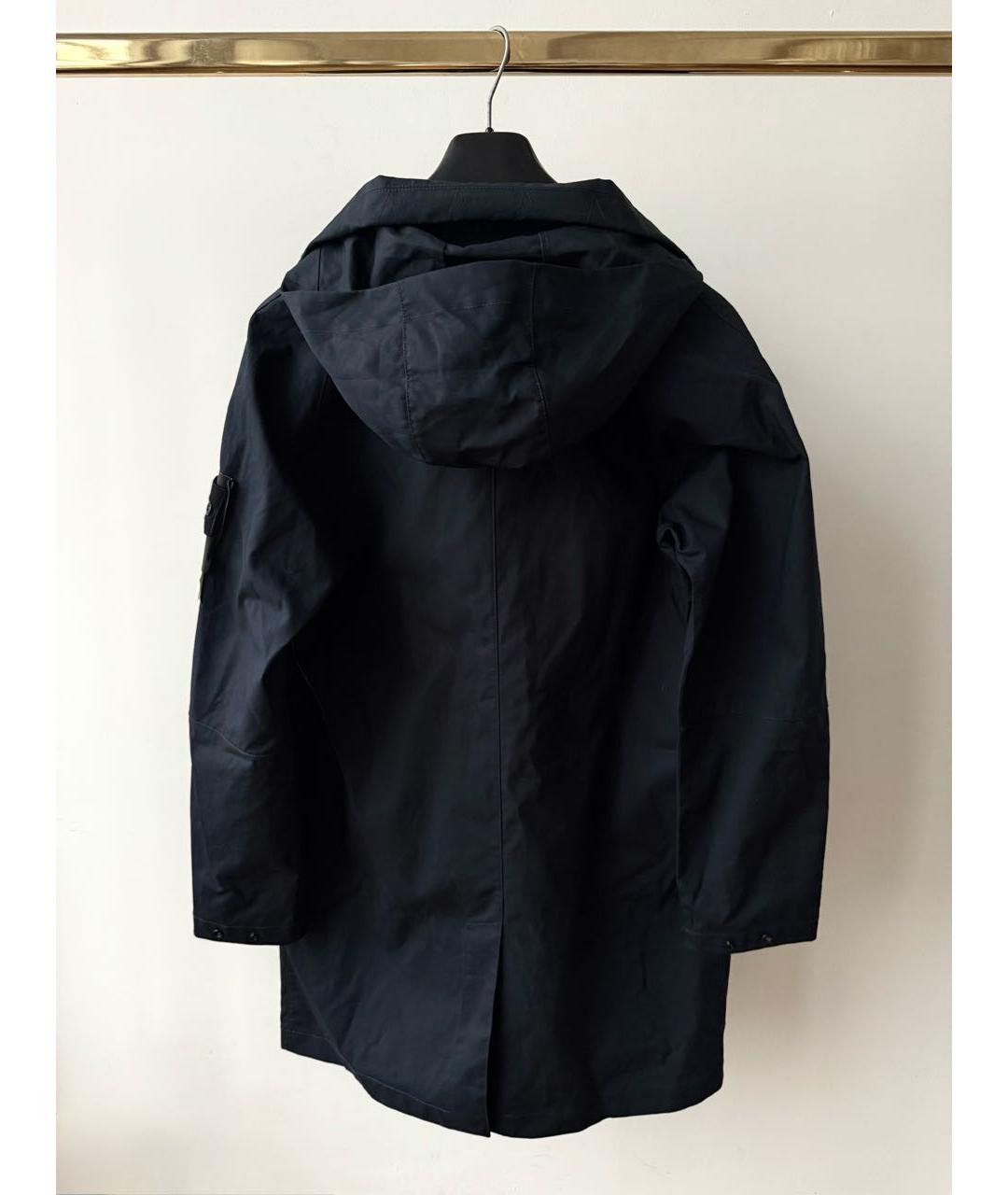 STONE ISLAND Темно-синее пальто, фото 8