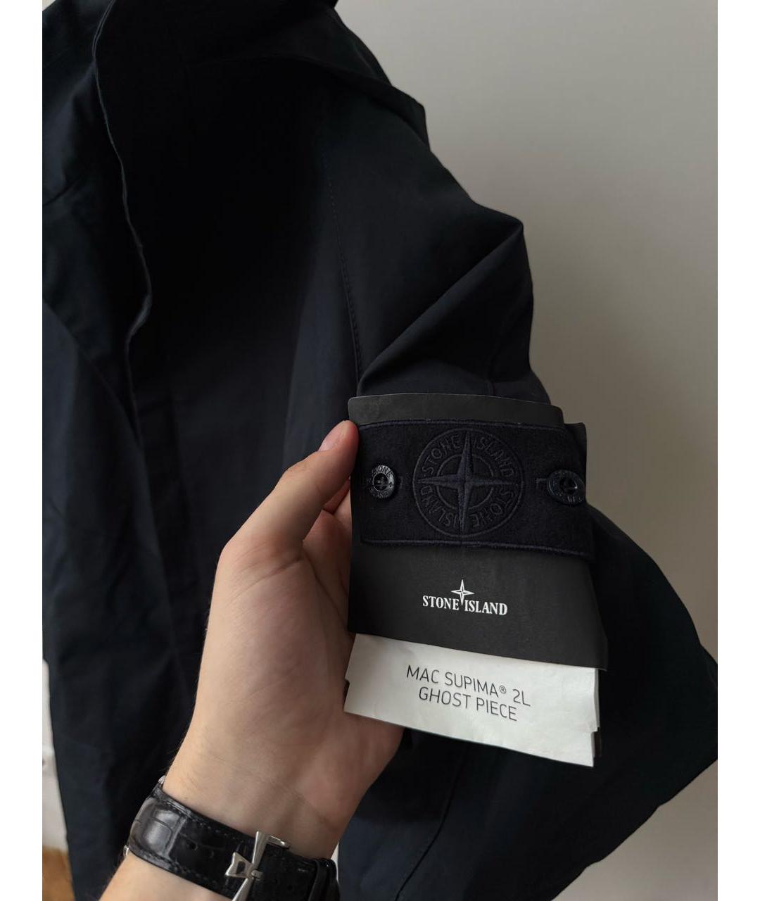 STONE ISLAND Темно-синее пальто, фото 5