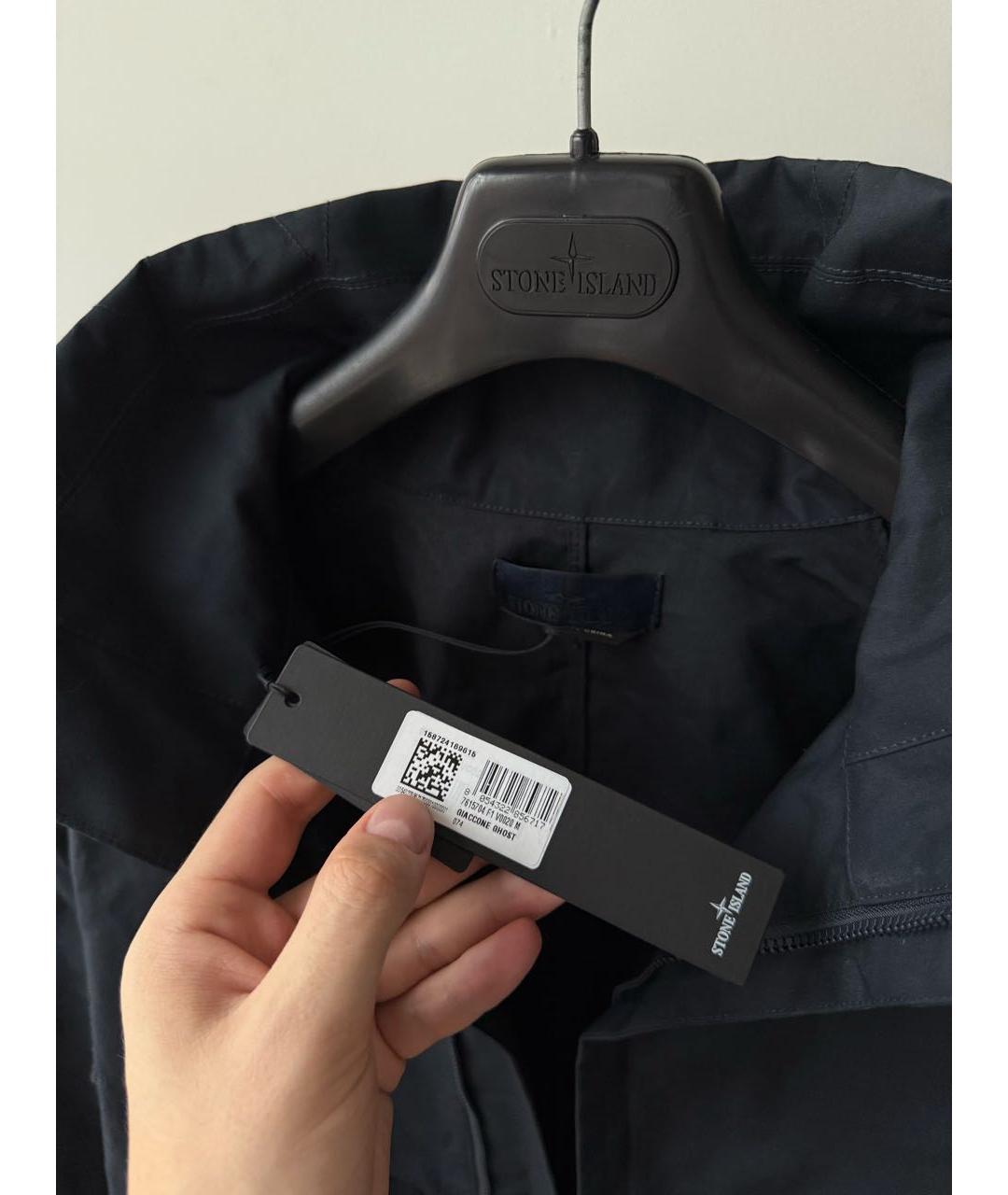 STONE ISLAND Темно-синее пальто, фото 3