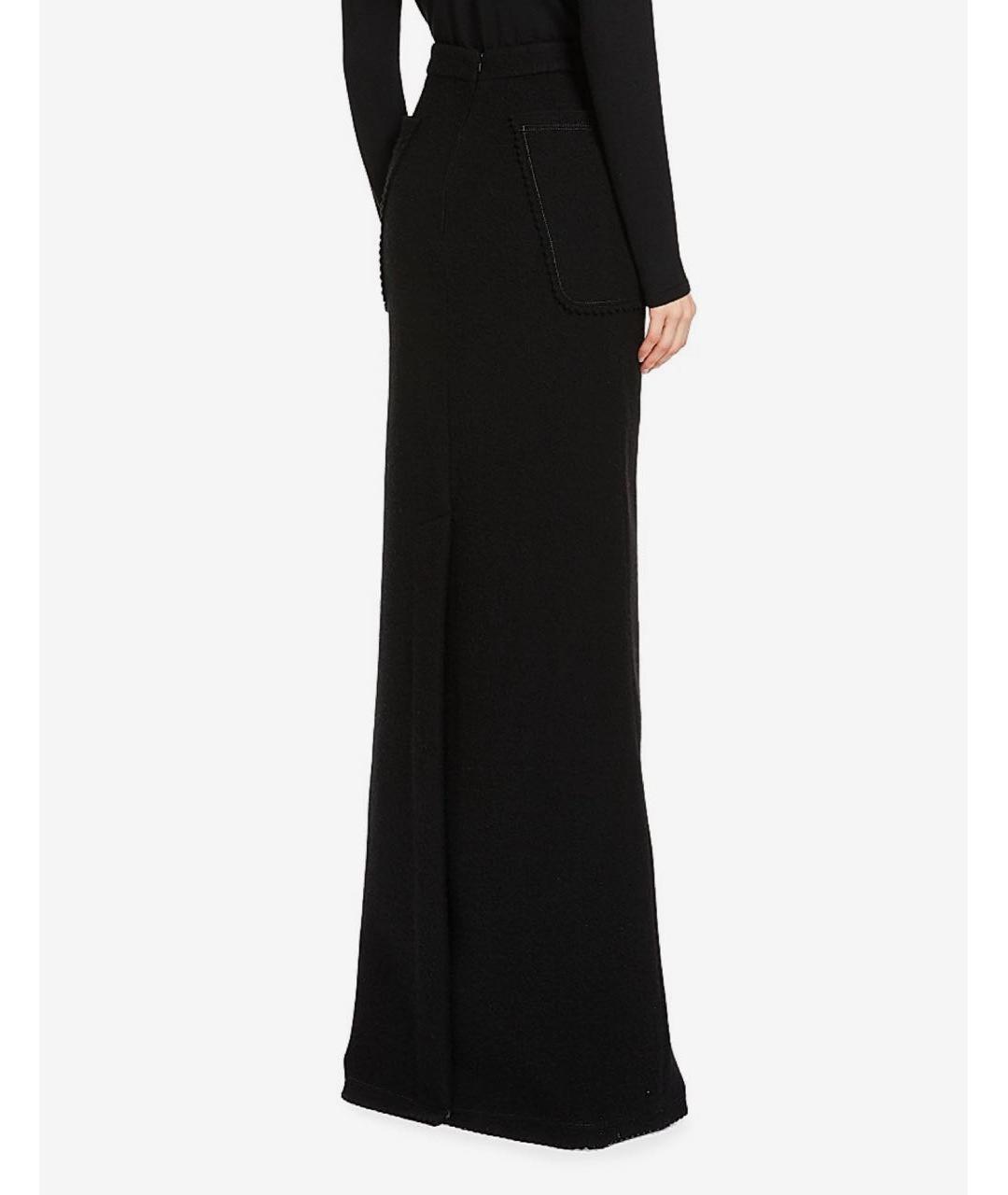 MAX MARA Черная юбка макси, фото 3