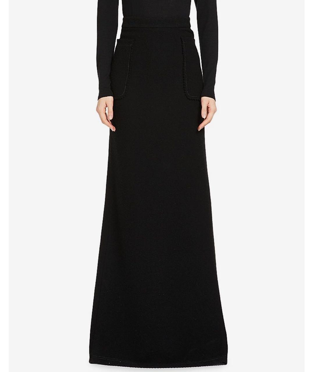 MAX MARA Черная юбка макси, фото 2