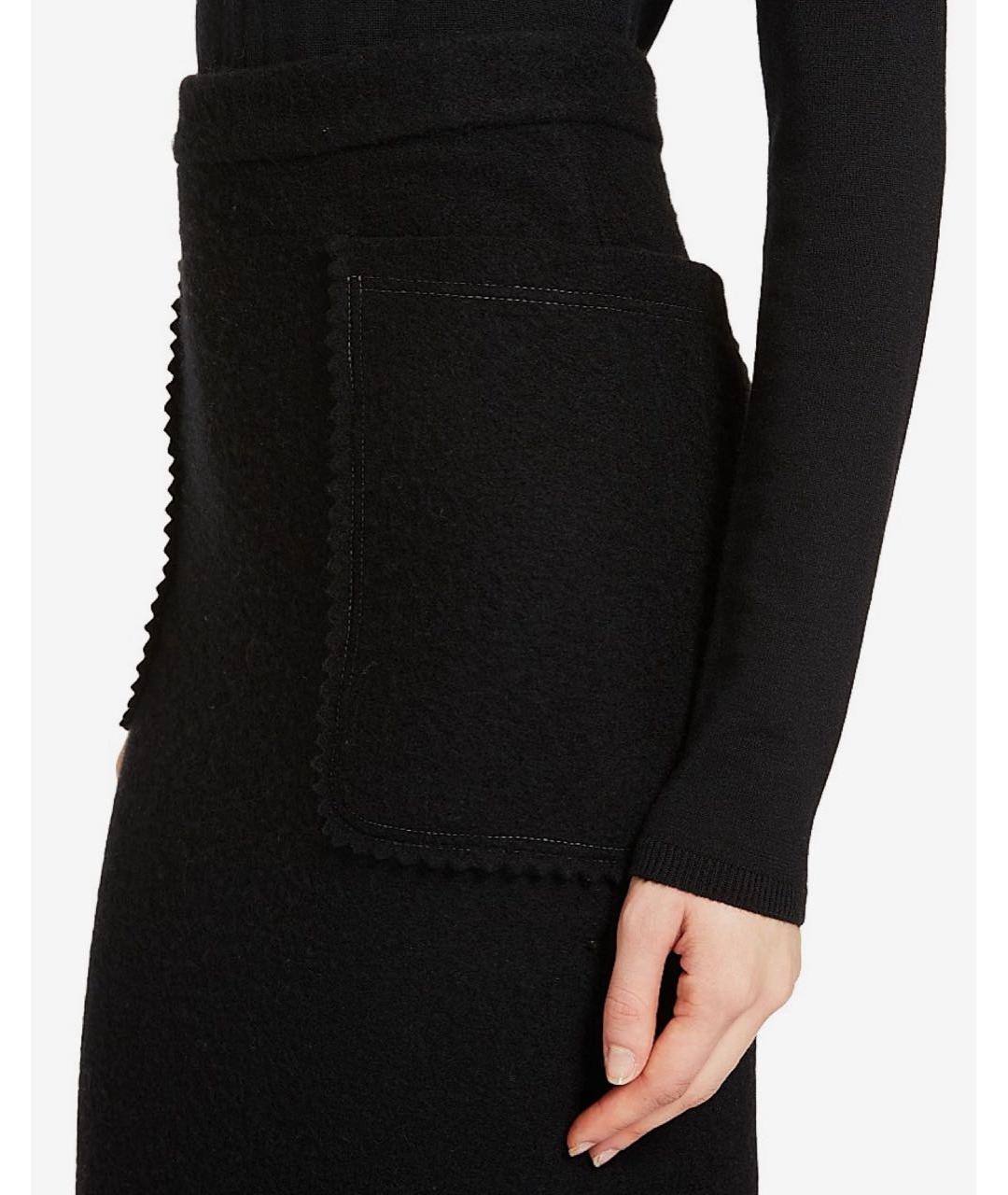 MAX MARA Черная юбка макси, фото 4