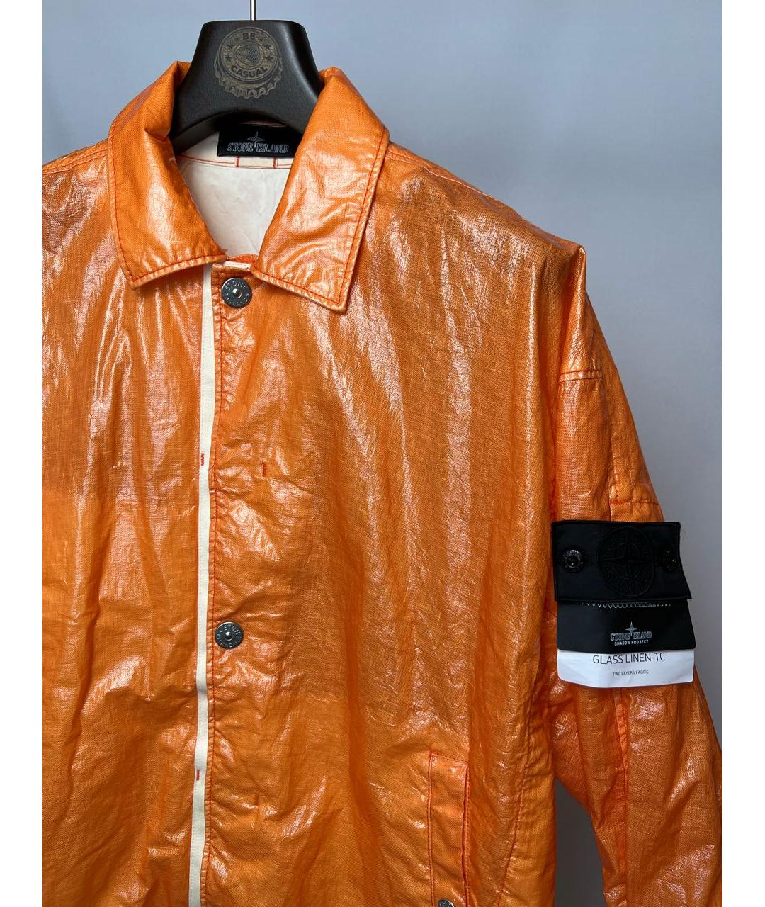 STONE ISLAND SHADOW PROJECT Оранжевая хлопковая куртка, фото 2