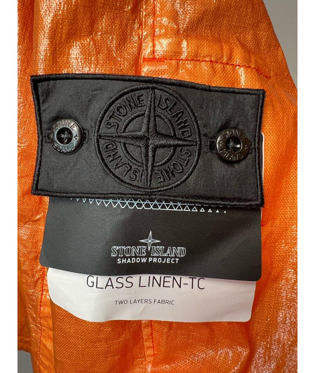 STONE ISLAND SHADOW PROJECT Оранжевая хлопковая куртка, фото 3