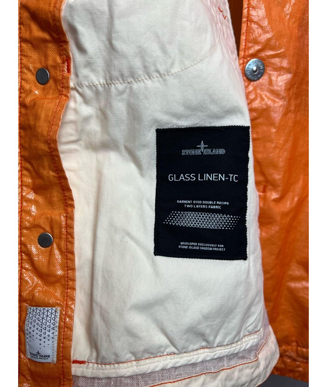 STONE ISLAND SHADOW PROJECT Оранжевая хлопковая куртка, фото 6