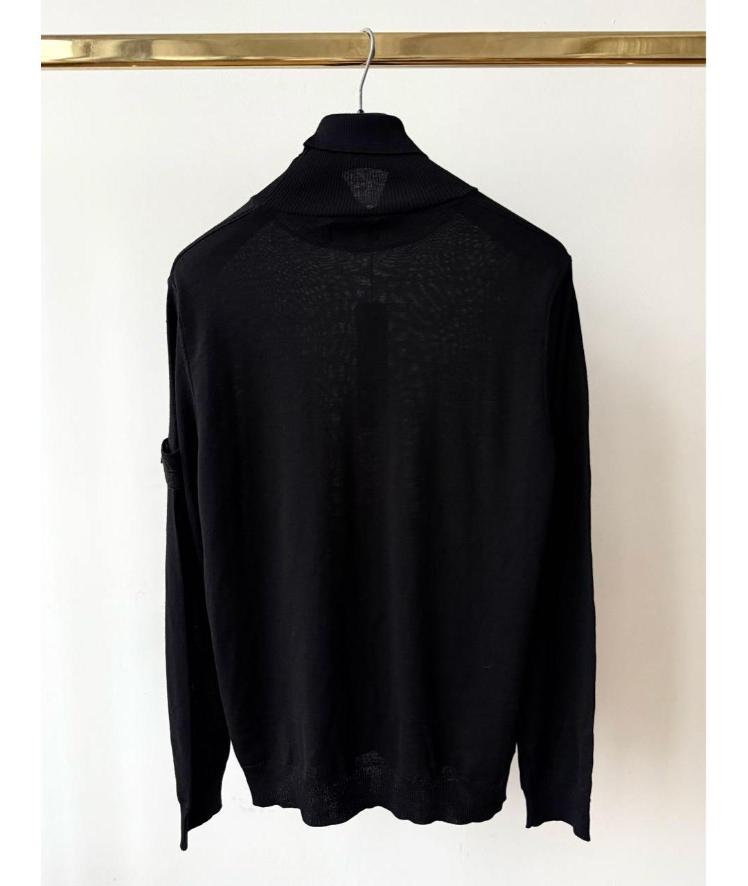 STONE ISLAND Черная водолазка, фото 8