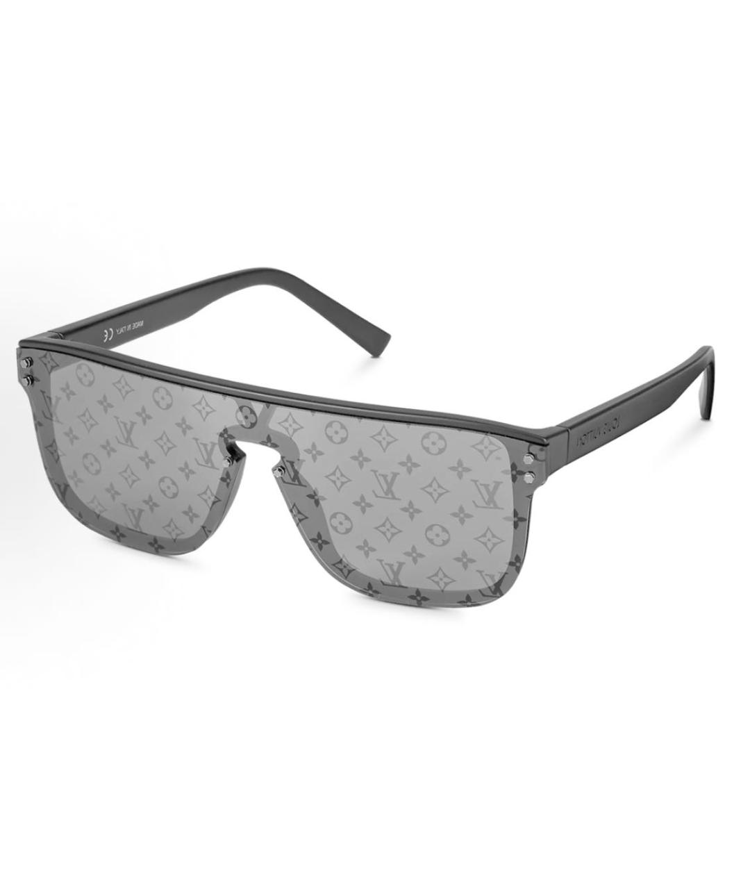 LOUIS VUITTON Черные пластиковые солнцезащитные очки, фото 1