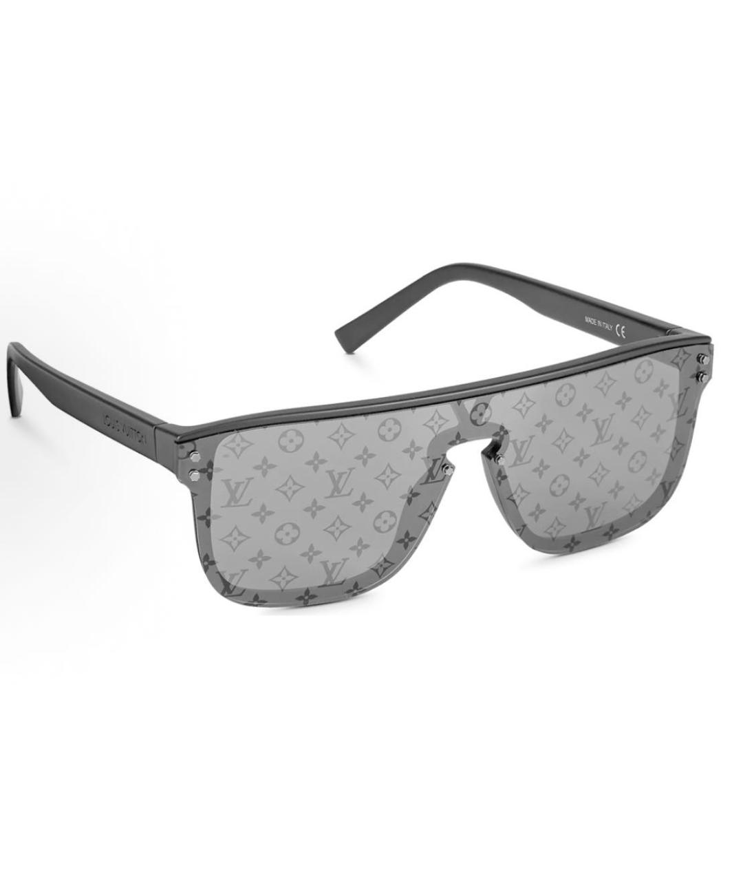 LOUIS VUITTON Черные пластиковые солнцезащитные очки, фото 2