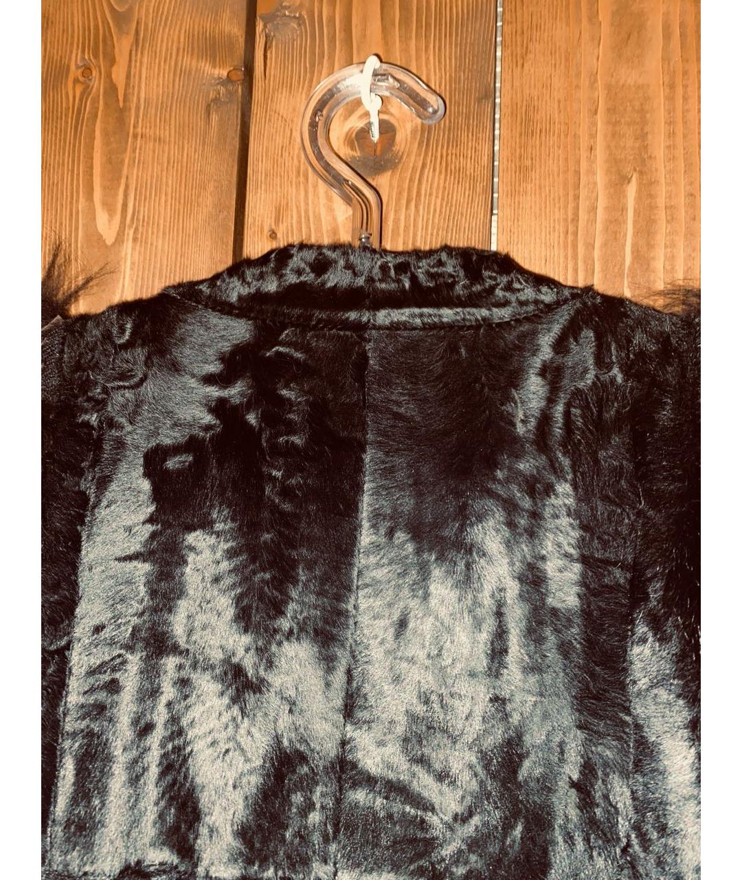 MARNI Черная меховая шуба, фото 5