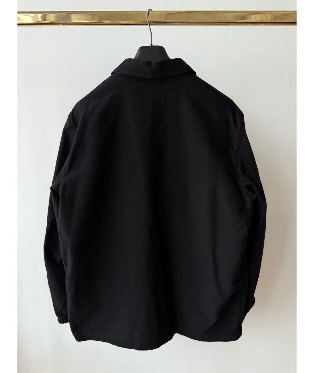 STONE ISLAND Черное пальто, фото 8